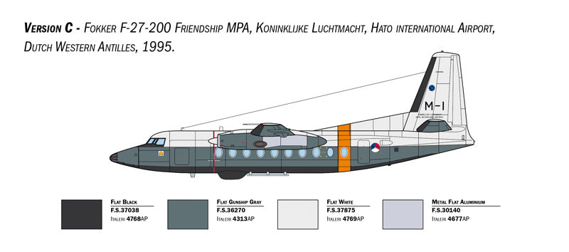 Italeri 1455 - SCALE 1 : 72 Fokker F-27 Maritime Patrol