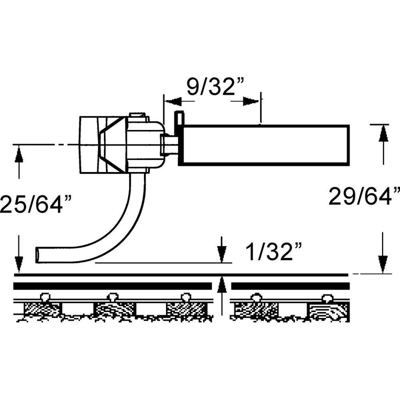 Kadee #3 HO Scale Assembled #148 Whisker Metal Couplers - Medium (9/32") Centerset Shank