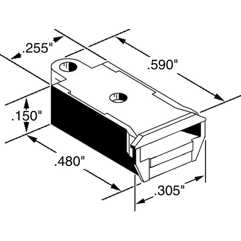 Kadee #178 HO Scale #158 Scale WhiskerÂ® Metal Couplers & Scale Gearboxes - Medium (9/32") Centerset Shank