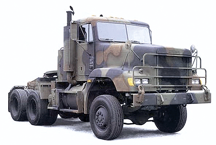 Trident Miniatures 87149 United States Army Vehicles - Metal & Resin Kit -- M915A2 Semi-Tractor Truck, HO Scale