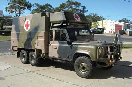 Trident Miniatures 87209 Land Rover 110 - Resin Kit - Australian Army -- Perentie 6x6 Ambulance, HO Scale