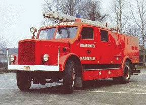Trident Miniatures 87205 Sudwerke/Metz LF25 Fire Truck - Resin Kit, HO Scale
