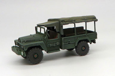 Trident Miniatures 87235 French Army Vehicles - Kit -- ACMAT Liaison & Reconnaissance Vehicle (VLR) SM3, HO Scale