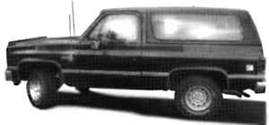 Trident Miniatures 90001 American Sport Utility Vehicles - Chevrolet Full Size Blazer -- White, HO Scale