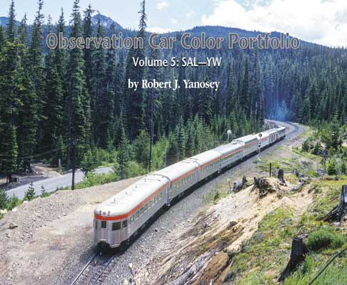 Morning Sun Books 7804 Observation Car Color Portfolio -- Volume 5: SAL-YW (Softcover, 96 Pages)