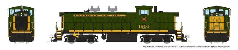 PREORDER Rapido 010064 HO GMD-1 (DC/Silent): CNR - Green Scheme: