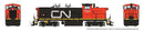 Rapido 010572 HO GMD-1 (DC/DCC/Sound): CN - Noodle Red Cab: