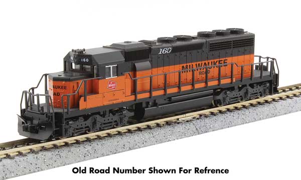 PREORDER Kato 1764824S N EMD SD40-2 Early Production - Sound and DCC -- Milwaukee Road