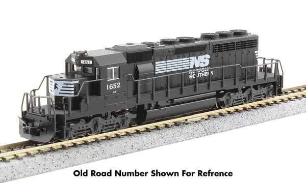 PREORDER Kato 1764827S N EMD SD40-2 Early Production - Sound and DCC -- Norfolk Southern