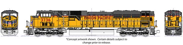 PREORDER Kato 1765624S N EMD SD90/43MAC - Sound and DCC -- Union Pacific