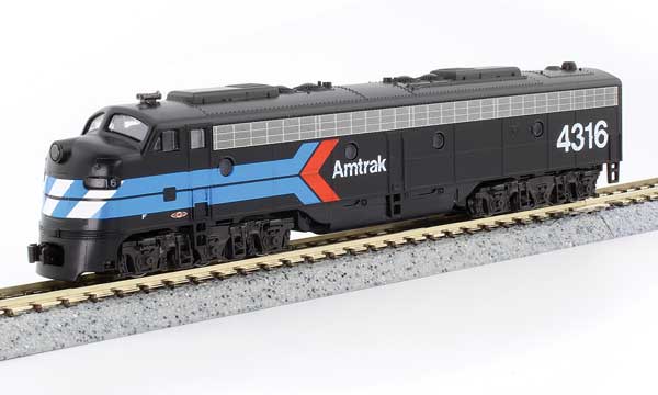 Kato 176-1971-S N EMD E8A w/Single Headlight & Passenger Pilot - Sound and DCC -- Amtrak