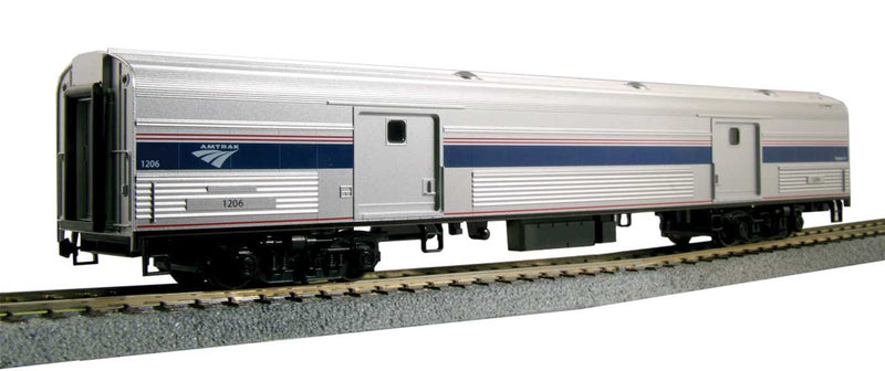 Kato 35-6203 Budd 73' Fluted-Side Baggage Car - Ready to Run -- Amtrak