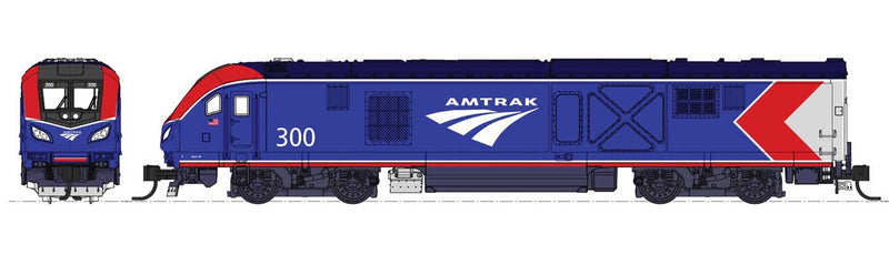 Kato 101788 Siemens ALC-42 Charger & 3 Cars Train-Only Set - Standard DC -- Amtrak