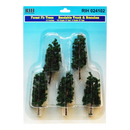 Rock Island Hobby RIH024102 Forest Fir Trees with bendable trunk and branches; HO Scale: 31 ft; N scale: 57 ft; O scale 17 ft.