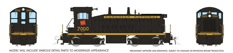 PREORDER Rapido 027070 HO EMD SW9 - Standard DC -- Canadian National