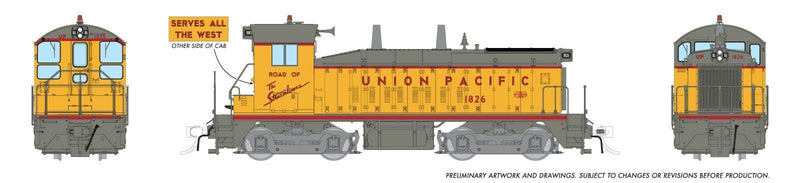 PREORDER Rapido 027094 HO EMD SW9 - Standard DC -- Union Pacific