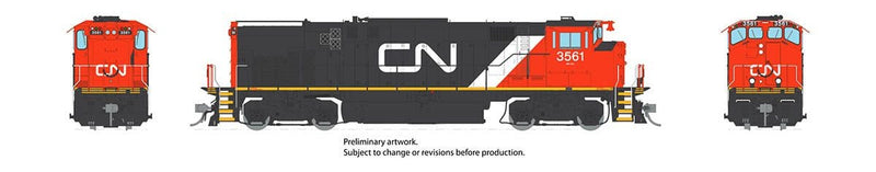 Rapido 033023 HO M420 (DC/Silent): CN - North America Scheme w/ Large Noodle (MR-20c):