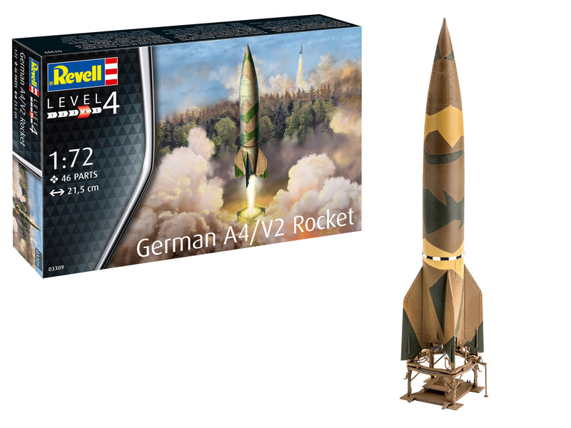 Revell Monogram Germany 03309 German A4/V2 Rocket 1:72