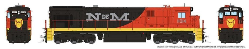 PREORDER Rapido 042520 HO GE C30-7 - ESU LokSound and DCC -- Nacionales de Mexico