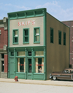 Design Preservation Models 10500 Skip's Chicken & Ribs - Kit - Woodland Scenics DPM Landmark Structures(R), HO Scale