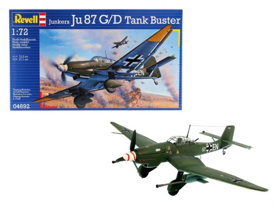 Revell Monogram Germany 04692 Junkers Ju 87 G/D Tank Buster 1:72