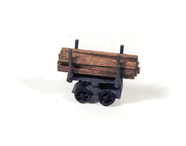 Durango Press 47 18" Gauge Mining Timber Car, HO