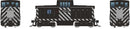 Rapido 048003 HO GE 44 Tonner (DC/Silent): Sante Fe - Zebra Stripe: