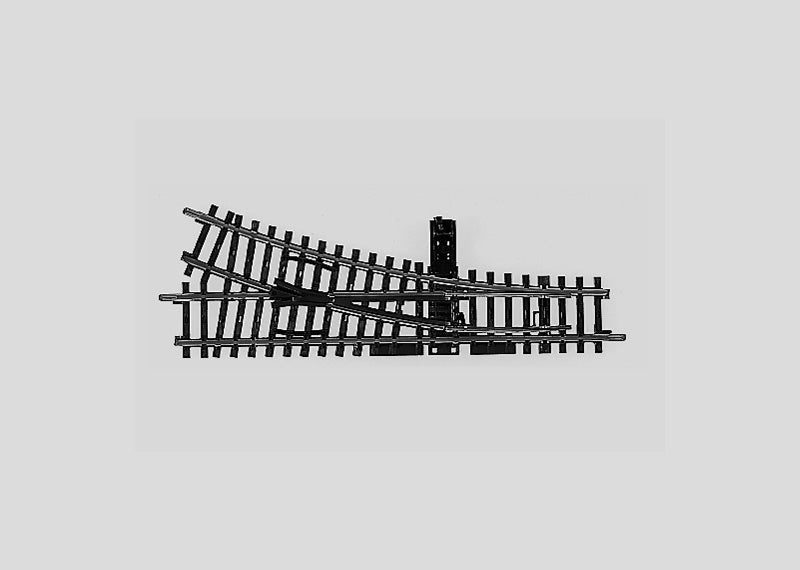 Marklin MRK2266 Right Turnout with Detachable Hand Lever - Turnout branch 22ÃƒÆ’Ã†â€™ÃƒÂ¢Ã¢â€šÂ¬Ã…Â¡ÃƒÆ’Ã¢â‚¬Å¡Ãƒâ€šÃ‚Â° 30', HO Scale