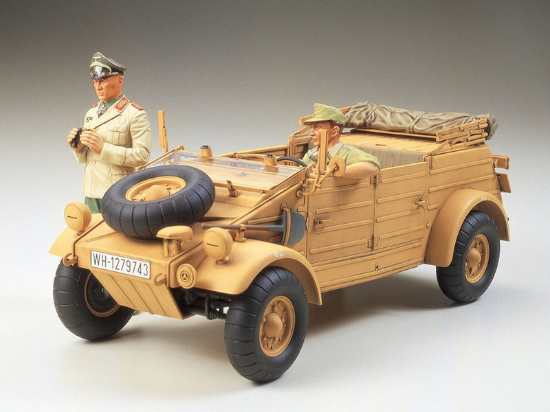 Tamiya 36202 GERMAN KUBELWAGEN TYPE82 Africa Corps, 1:16 Scale