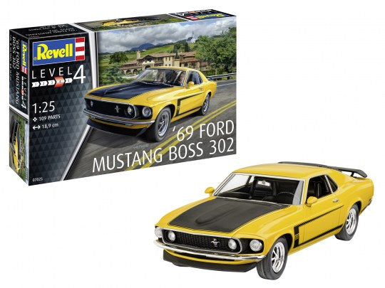 Revell Monogram Germany 07025 1969 Boss 302 Mustang 1:25