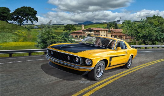 Revell 07025 1969 Boss 302 Mustang 1:25