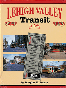 Morning Sun Books 1395 Book -- Lehigh Valley Transit In Color