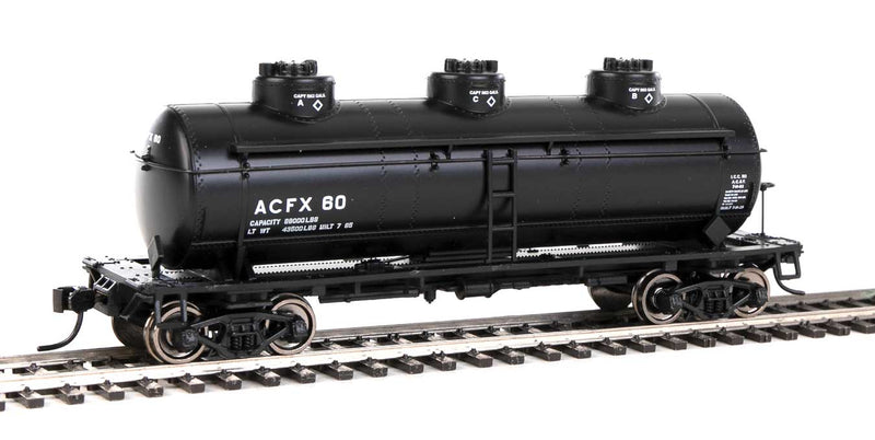 WalthersMainline 910-1126  36' 3-Dome Tank Car - Ready to Run -- ACFX