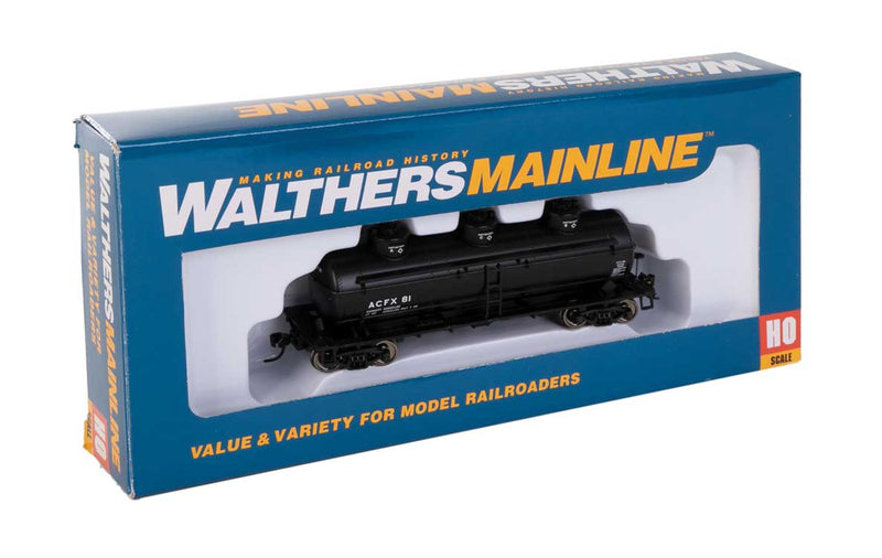 WalthersMainline 910-1126  36' 3-Dome Tank Car - Ready to Run -- ACFX