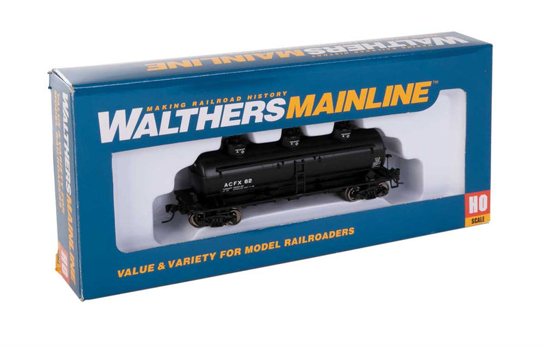 WalthersMainline 910-1127  36' 3-Dome Tank Car - Ready to Run -- ACFX