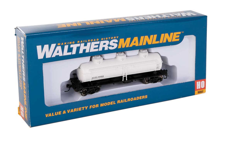 WalthersMainline 910-1128 36' 3-Dome Tank Car - Ready to Run -- ACFX