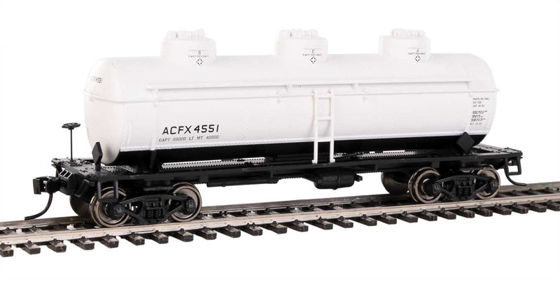WalthersMainline 910-1130 36' 3-Dome Tank Car - Ready to Run -- ACFX