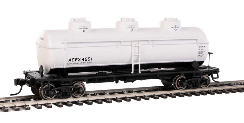 WalthersMainline 910-1130 36' 3-Dome Tank Car - Ready to Run -- ACFX