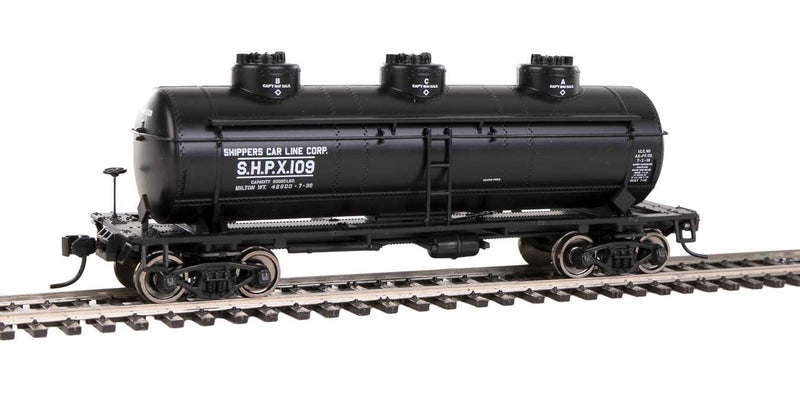 WalthersMainline 910-1138 36' 3-Dome Tank Car - Ready to Run -- SHPX