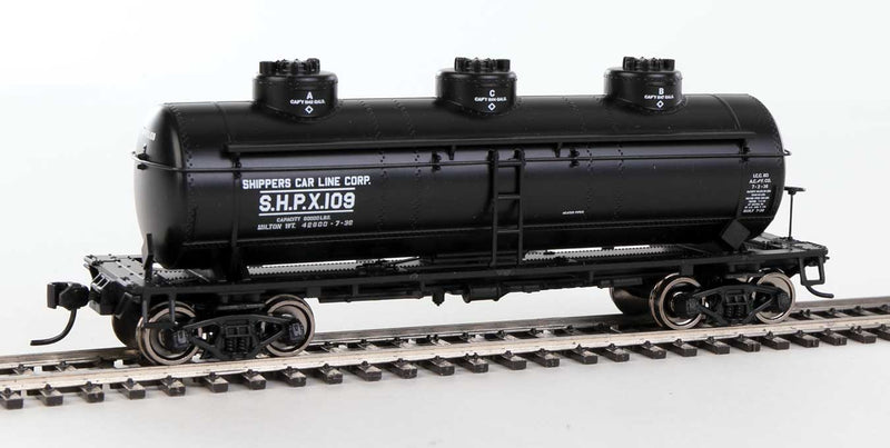 WalthersMainline 910-1138 36' 3-Dome Tank Car - Ready to Run -- SHPX