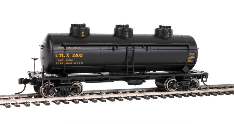 WalthersMainline 910-1143 36' 3-Dome Tank Car - Ready to Run -- UTLX