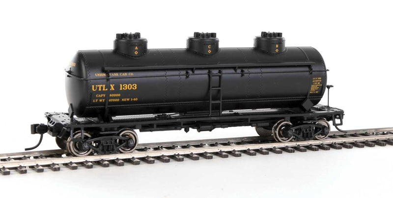 WalthersMainline 910-1143 36' 3-Dome Tank Car - Ready to Run -- UTLX