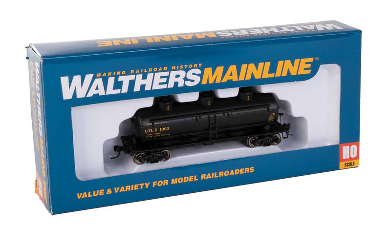 WalthersMainline 910-1143 36' 3-Dome Tank Car - Ready to Run -- UTLX