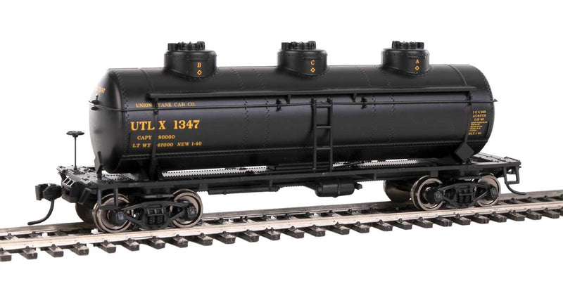 WalthersMainline 910-1144 36' 3-Dome Tank Car - Ready to Run -- UTLX