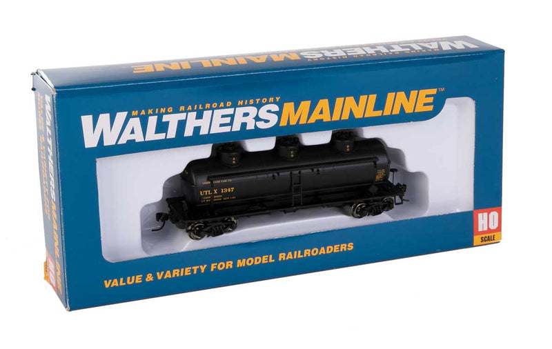 WalthersMainline 910-1144 36' 3-Dome Tank Car - Ready to Run -- UTLX