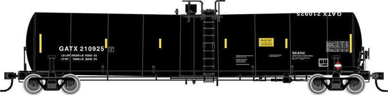 WalthersMainline 910-1263  Trinity 25,000-Gallon Tank Car - Ready to Run -- GATX Corporation GATX