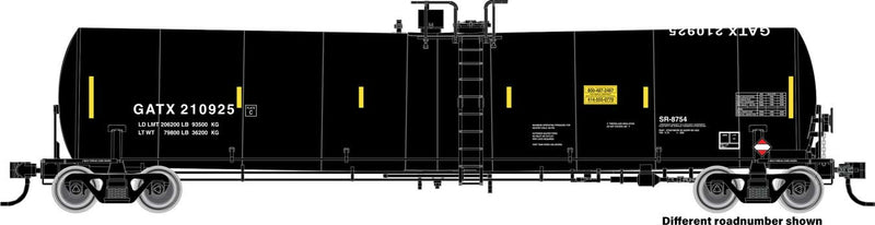 WalthersMainline 910-1265  Trinity 25,000-Gallon Tank Car - Ready to Run -- GATX Corporation GATX