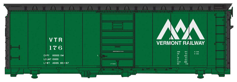 Walthers Mainline 910-1438 40' PS-1 Boxcar - Ready to Run -- Vermont Railway