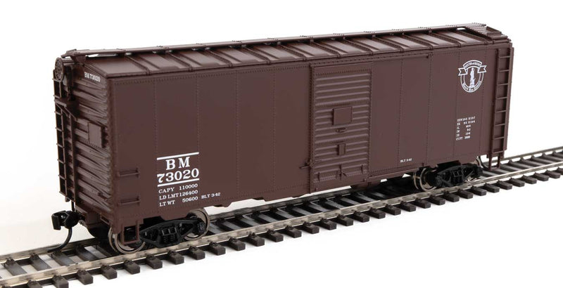 WalthersMainline 910-2726 40' AAR Modified 1937 Boxcar - Ready to Run -- Boston & Maine