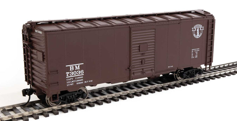 WalthersMainline 910-2727 40' AAR Modified 1937 Boxcar - Ready to Run -- Boston & Maine